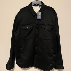 Chaps Black Men's Button Down Shirt
